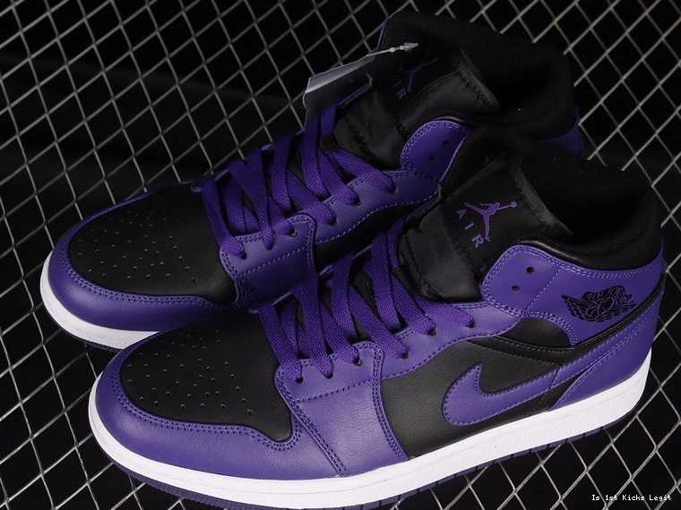 Jordan Purple - Black BQ6472-051 Mid 1 (Women's) 0519